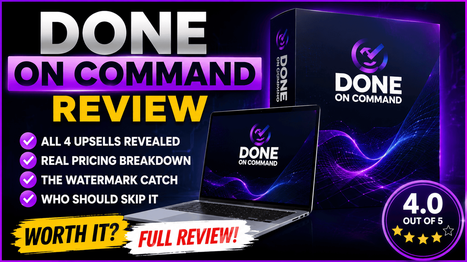 Done On Command Review 2026 pricing and upsells breakdown