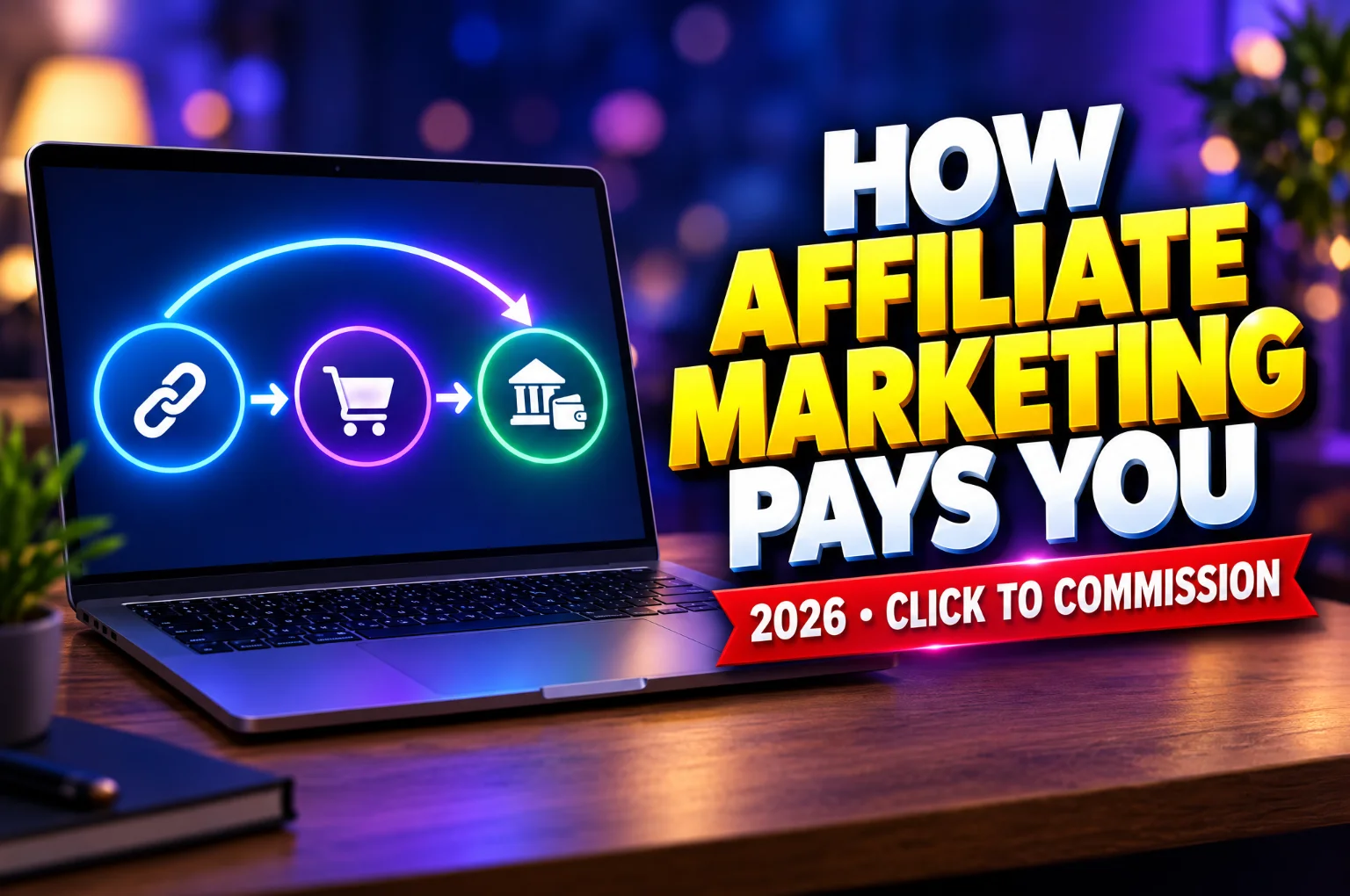How affiliate marketing pays you: from a click on your link to a commission